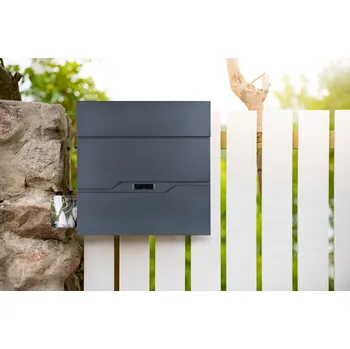 Poštovní schránka Poštovní schránka s novinami Gockowiak šedá