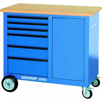 Dílenský stůl GEDORE BLUE 1504 Pojízdný pracovní stůl 1504 0321 1814958