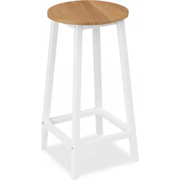 Barová židle Barová Židle eHokery dub světlý 65 cm MDF deska