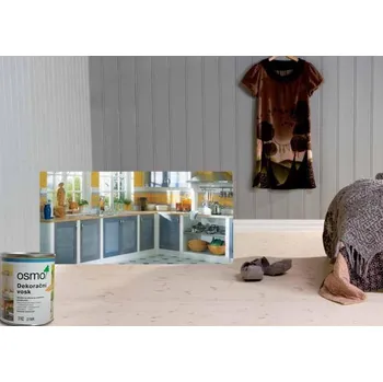 Nábytkové kování OSMO Creativ dekorační vosk - Bílá, 0,75 l