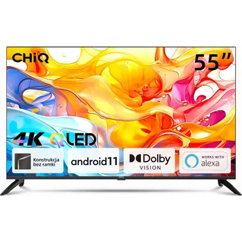 Televizor QLED TV CHiQ U55QH7C 55" 4K UHD černá