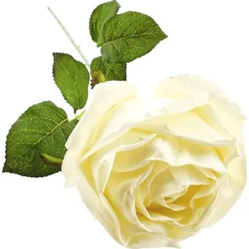 umělá květina Umělá květina růže 44 cm bílá