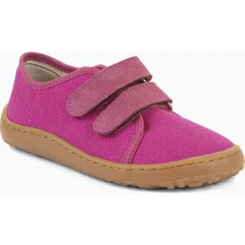 Dívčí tenisky Dětské barefoot boty Froddo Canvas fuchsia