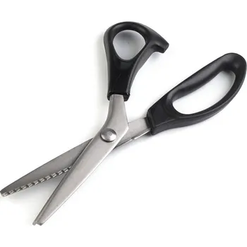 Krejčovské nůžky Locau Entlovací nůžky 20 cm černé