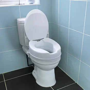 Zvýšené záchodové prkénko bílá