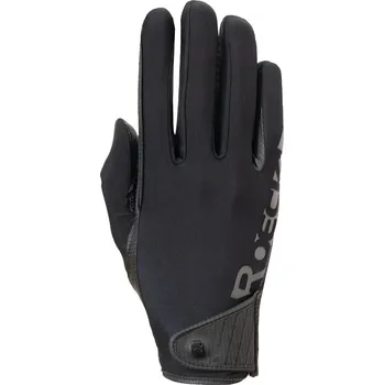 Jezdecké rukavice ROECKL Jezdecké rukavice Roeckl Muenster Econyl-Air Fort 7,5 ČERNÁ