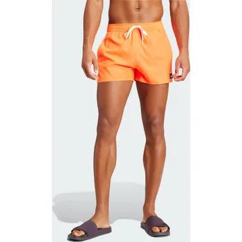 Dámské plavky ADIDAS Plavecké šortky 3-Stripes CLX XS ORANŽOVÁ|ČERVENÁ