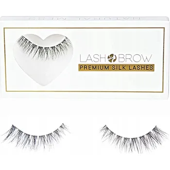 Umělé řasy Řasy na pásku Lash Brow Premium Silk Lashes Natural Mess