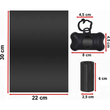 sáček na exkrement Sáčky na psí exkrementy ZWIERZOPASJA 1400 ks