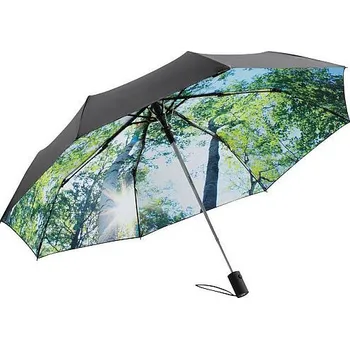 Deštník FARE dámský skládací deštník s potiskem NATURE bříza 5593