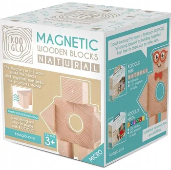 ostatní stavebnice Dřevěné magnetické stavebnice Micro Profesor Kooglo