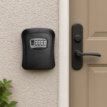 Trezor SEJF NA KLÍČE S KÓDEM VENKOVNÍ SCHRÁNKA ELMIRA ULOŽIŠTĚ KÓDOVANÝ ZÁMEK PEVNÝ