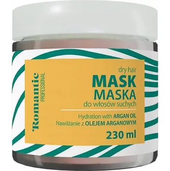 Vlasová regenerace Hydratační maska na suché vlasy s arganovým olejem - Romantic Professional - 230 ml