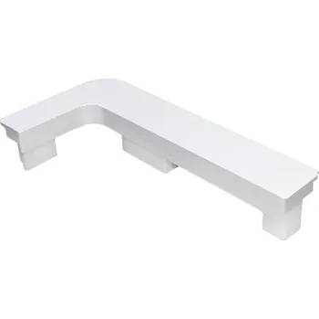 Nábytkové kování Koncovka k profilu J bílá plast