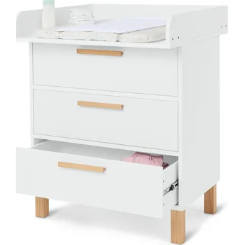 Komoda 721193 - Tchibo - Přebalovací komoda »Leira« se zásuvkami - barva: bílá