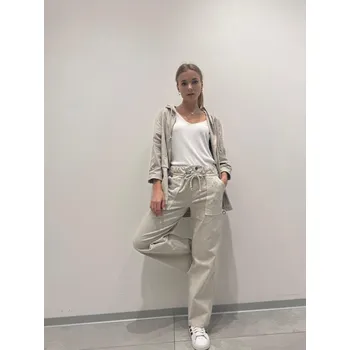 Dámské kalhoty Stylové bavlněné kalhoty MADEIRA 70001 barva: růžová