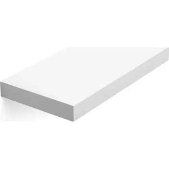 police Police MDF deska Songmics 40 x 20 cm bílá