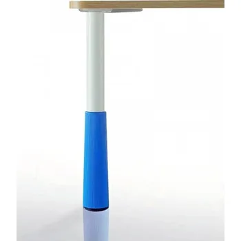 Nábytkové kování Stolová noha 580 mm nastavitelná dětská bílá/modrá