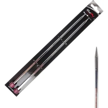 Nástroj na niť a příze Ergonomické pletací jehlice KnitPro Nova Cubics 25 cm 6 mm