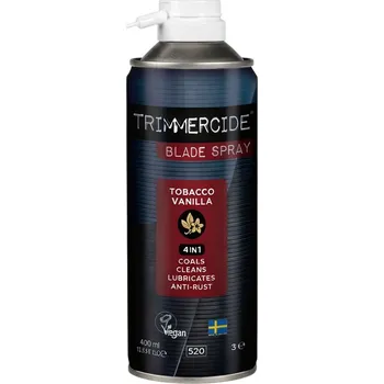Zdravotnický materiál Disicide Trimmercide Sprej na čištění strojků s vůní 4in1 Blade Spray Tobacco Vanilla 400 ml