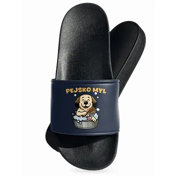 Pánské pantofle Bastard Pejskomyl pantofle Navy