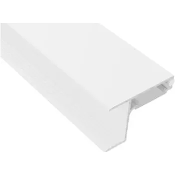 Nábytkové kování Úchytový profil LED LL-07 jednostranný bílá mat + krytka mléčná 3 m