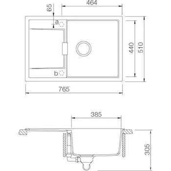 Granitový dřez Kuchyňský granitový dřez SCHOCK MONO D-100 - Bronz, Bronze