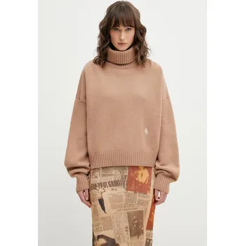 Dámský svetr Vlněný svetr Sporty & Rich SRC Wool, L, hnědá, 82X