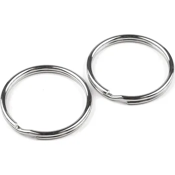 Kroužek na klíče Ø35 mm, střední, 1 nikl