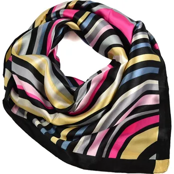 Šátek Fennysun Inc. Šátek saténový - barevné pruhy