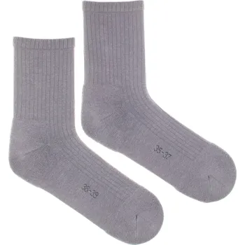 Dámské ponožky Ponožky Diabetické mikroplyš s Aloe šedé 47-48