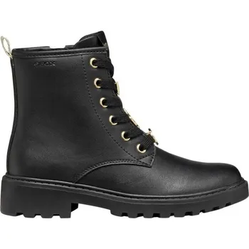 Dívčí sněhule Dívčí zimní obuv Geox J CASEY 39 Černá, Zlatá