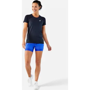 Pánské tričko KUIKMA Dámské tenisové tričko Light S ČERNÁ|ŠEDÁ