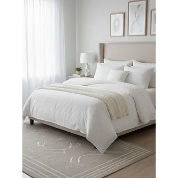 Povlečení Sinsay - Sada povlečení s bubble reliéfem - bílá - 906JM-00X - 906JM-00X-ONE