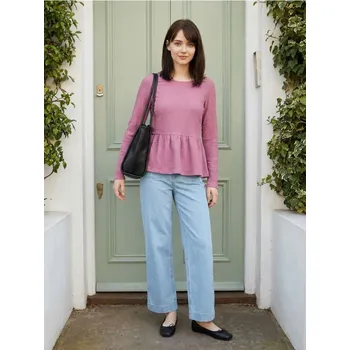 Dámská halenka Sinsay - Halenka s ozdobnými volánky - růžová - 039HA-38J - 039HA-38J-XXL