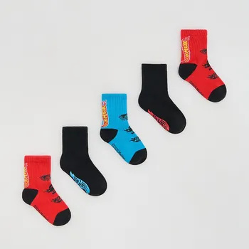 Chlapecké spodní prádlo Reserved - Ponožky Hot Wheels 5 balení - bílá - 229IM-00X - 229IM-00X-K19