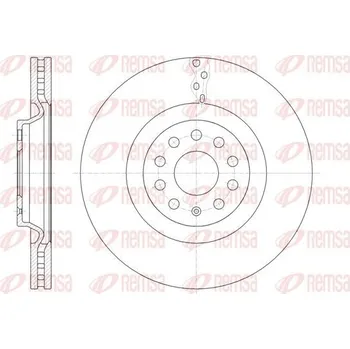 Brzdový kotouč Brzdový kotouč REMSA 61485.10