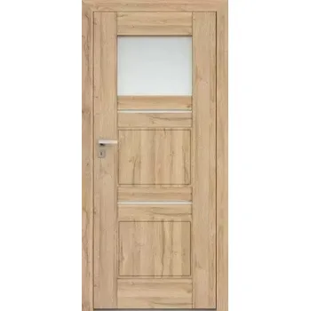 Interiérové dveře Interiérové rámové dveře Piano 5 s obdelným a horizontálním prosklením. Dveře mají rám z MDF desky.