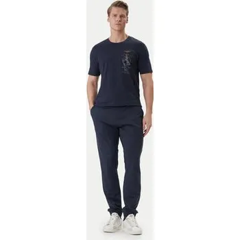 Pánské tričko Aeronautica Militare T-Shirt 261TS2543UJ00686 Tmavomodrá Regular Fit S