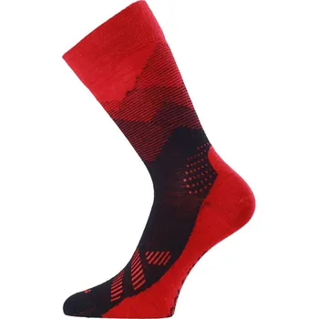Pánské oblečení FWO merino ponožky - Červená 393 / (46-49) XL / Červená