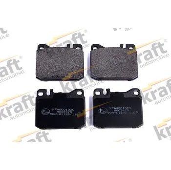Brzdová destička Sada brzdových destiček, kotoučová brzda KRAFT AUTOMOTIVE 6001020