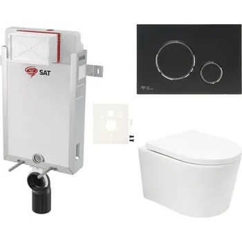 Klozet Závěsný WC set k zazdění SAT BREVIS SIKOSZBRTOR78