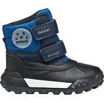 Chlapecká zimní obuv Geox B TREKKYUP B ABX 24 Tmavě modrá, Modrá, Bílá