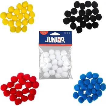 JUNIOR-ST Dekorační pompony 2 cm / různé barvy