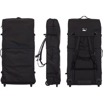 DECATHLON Pouzdro na bodyboard Trip Bag Trolley 900 s kolečky ČERNÁ