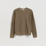 Reserved - Svetr s bavlnou - hnědá - 212FT-88M - 212FT-88M-XL