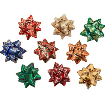 Vánoce Rozety 8cm Italská, vánoční potisk