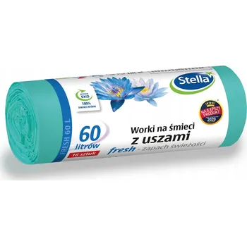 Pytle na odpadky Univerzální pytle na odpadky Stella 60l 16 ks