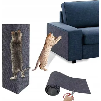 Samolepicí podložka na škrábání na gauč Pro Kočky 30x100 Šedá Škrabadlo