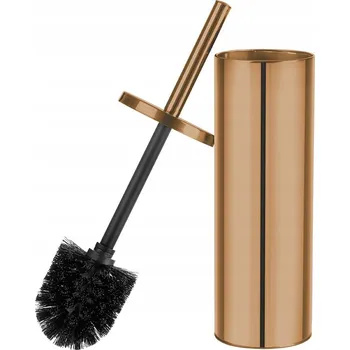 WC štětka Zlatý WC kartáč volně stojící MIRI, růžové zlato